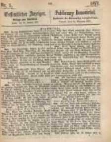 Oeffentlicher Anzeiger. 1871.01.31 Nro.5