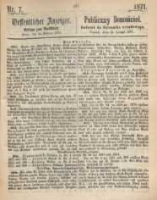 Oeffentlicher Anzeiger. 1871.02.14 Nro.7