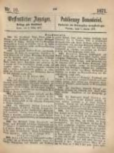 Oeffentlicher Anzeiger. 1871.03.07 Nro.10