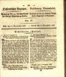 Oeffentlicher Anzeiger. 1827.09.11 Nro.37