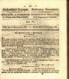 Oeffentlicher Anzeiger. 1827.09.18 Nro.38