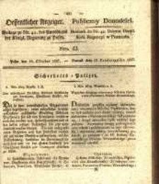 Oeffentlicher Anzeiger. 1827.10.16 Nro.42