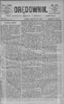 Orędownik: pismo dla spraw politycznych i spółecznych 1895.05.22 R.25 Nr117
