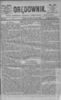 Orędownik: pismo dla spraw politycznych i spółecznych 1895.05.26 R.25 Nr120