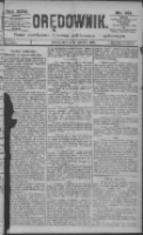 Orędownik: pismo dla spraw politycznych i sp&oacute;łecznych 1895.06.22 R.25 Nr141