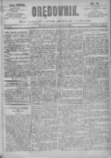 Orędownik: pismo dla spraw politycznych i sp&oacute;łecznych 1897.03.28 R.27 Nr71
