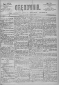 Orędownik: pismo dla spraw politycznych i spółecznych 1897.04.06 R.27 Nr78