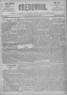 Orędownik: pismo dla spraw politycznych i spółecznych 1897.04.07 R.27 Nr79