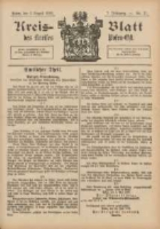 Kreis-Blatt des Kreises Posen-Ost 1895.08.03 Jg.8 Nr31