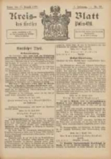Kreis-Blatt des Kreises Posen-Ost 1895.08.17 Jg.8 Nr33