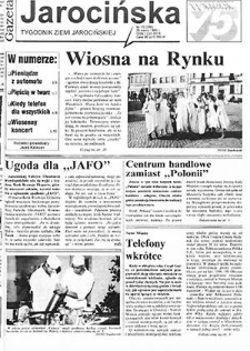 Gazeta Jarocińska 1996.03.29 Nr13(287)