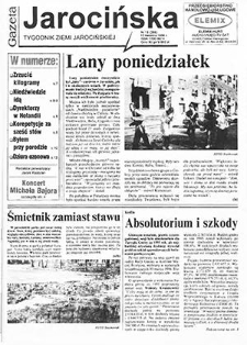 Gazeta Jarocińska 1996.04.12 Nr15(289)