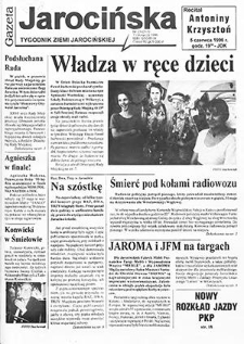 Gazeta Jarocińska 1996.06.07 Nr23(297)