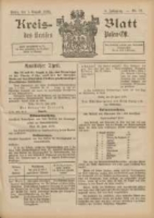 Kreis-Blatt des Kreises Posen-Ost 1896.08.01 Jg.9 Nr31