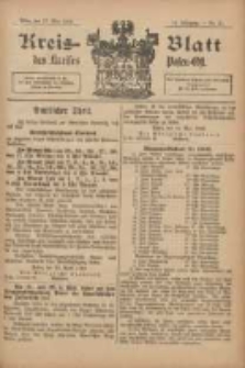 Kreis-Blatt des Kreises Posen-Ost 1902.05.17 Jg.14 Nr20
