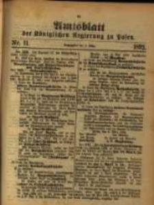Amtsblatt der Königlichen Regierung zu Posen. 1892.03.08 Nro.11