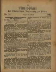 Amtsblatt der Königlichen Regierung zu Posen. 1892.08.09 Nro.32