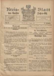 Kreis-Blatt des Kreises Posen-Ost 1903.08.08 Jg.15 Nr33