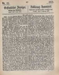 Oeffentlicher Anzeiger. 1871.06.06 Nro.23