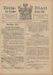 Kreis-Blatt des Kreises Posen-Ost 1905.01.28 Jg.17 Nr4