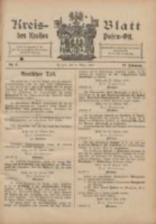 Kreis-Blatt des Kreises Posen-Ost 1905.03.04 Jg.17 Nr9