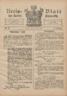 Kreis-Blatt des Kreises Posen-Ost 1905.04.15 Jg.17 Nr15