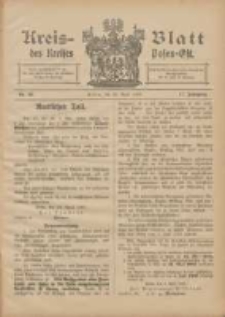 Kreis-Blatt des Kreises Posen-Ost 1905.04.22 Jg.17 Nr16