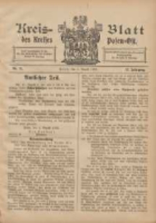 Kreis-Blatt des Kreises Posen-Ost 1905.08.02 Jg.17 Nr31