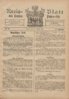 Kreis-Blatt des Kreises Posen-Ost 1905.08.23 Jg.17 Nr34