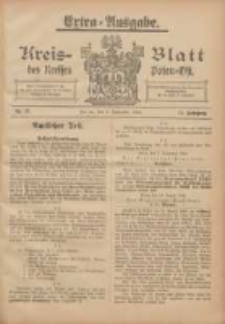 Kreis-Blatt des Kreises Posen-Ost 1905.09.09 Jg.17 Nr37