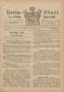 Kreis-Blatt des Kreises Posen-Ost 1905.10.21 Jg.17 Nr43