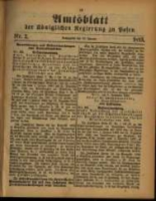 Amtsblatt der Königlichen Regierung zu Posen. 1893.01.10 Nro.2