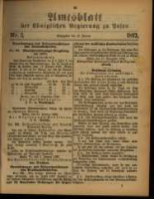 Amtsblatt der K&ouml;niglichen Regierung zu Posen. 1893.01.17 Nro.3