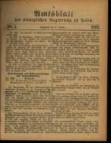Amtsblatt der K&ouml;niglichen Regierung zu Posen. 1893.01.31 Nro.5