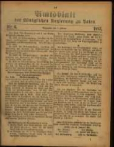 Amtsblatt der K&ouml;niglichen Regierung zu Posen. 1893.02.07 Nro.6