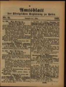 Amtsblatt der K&ouml;niglichen Regierung zu Posen. 1893.03.07 Nro.10