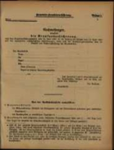 Gemeinde - Krankenversicherung. Nachweisungen betreffend die Krankenversicherung...vom 15. Juni 1883...vom 10. April 1892