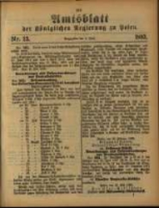 Amtsblatt der K&ouml;niglichen Regierung zu Posen. 1893.06.06 Nro.23