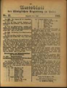 Amtsblatt der K&ouml;niglichen Regierung zu Posen. 1893.07.04 Nro.27