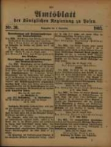 Amtsblatt der K&ouml;niglichen Regierung zu Posen. 1893.08.29 Nro.35