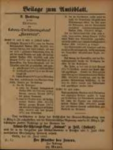 Beilage zum Amtsblatt