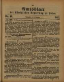 Amtsblatt der K&ouml;niglichen Regierung zu Posen. 1893.12.05 Nro.49