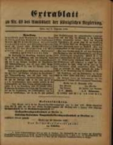 Extrablatt zu Nr. 49 des Amtsblatt der Königlichen Regierung. Posen, den 11. December 1893