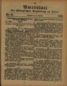 Amtsblatt der K&ouml;niglichen Regierung zu Posen. 1893.12.19 Nro.51