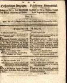 Oeffentlicher Anzeiger. 1829.01.27 Nro.4