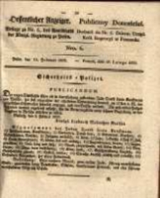 Oeffentlicher Anzeiger. 1829.02.03 Nro.6