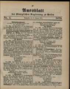 Amtsblatt der Königlichen Regierung zu Posen. 1879.01.22 Nro.4