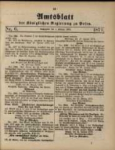 Amtsblatt der Königlichen Regierung zu Posen. 1879.02.04 Nro.6