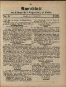 Amtsblatt der K&ouml;niglichen Regierung zu Posen. 1879.02.18 Nro.8