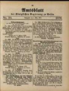 Amtsblatt der Königlichen Regierung zu Posen. 1879.03.04 Nro.10